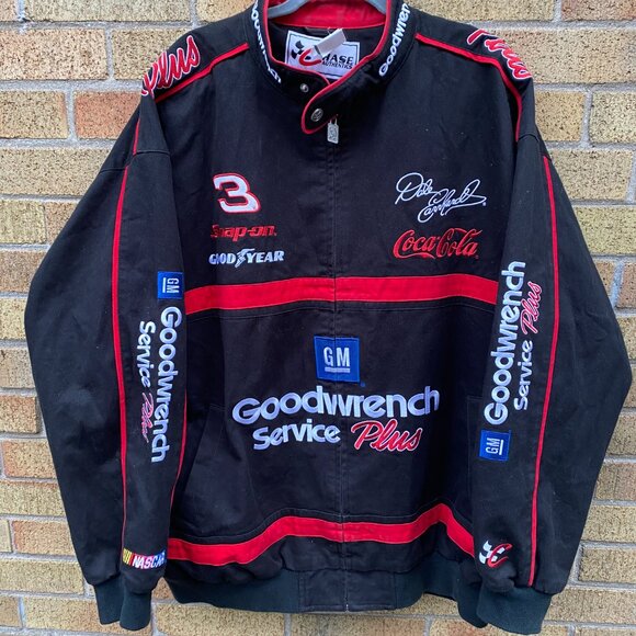 Vintage 90s Dale Earnhardt Goodwrench Nascar Jacket Chase Authentic Embroidered - Picture 2 of 6
